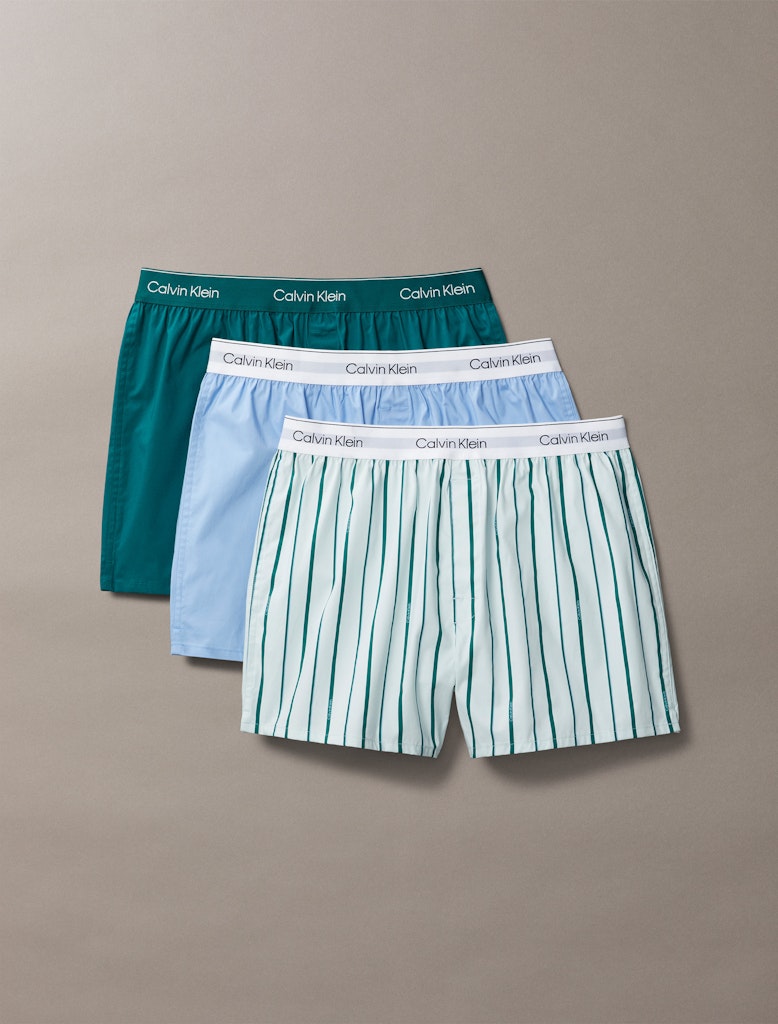 Calvin Klein Erkek Çok Renkli Pamuk Boxer  Boxer