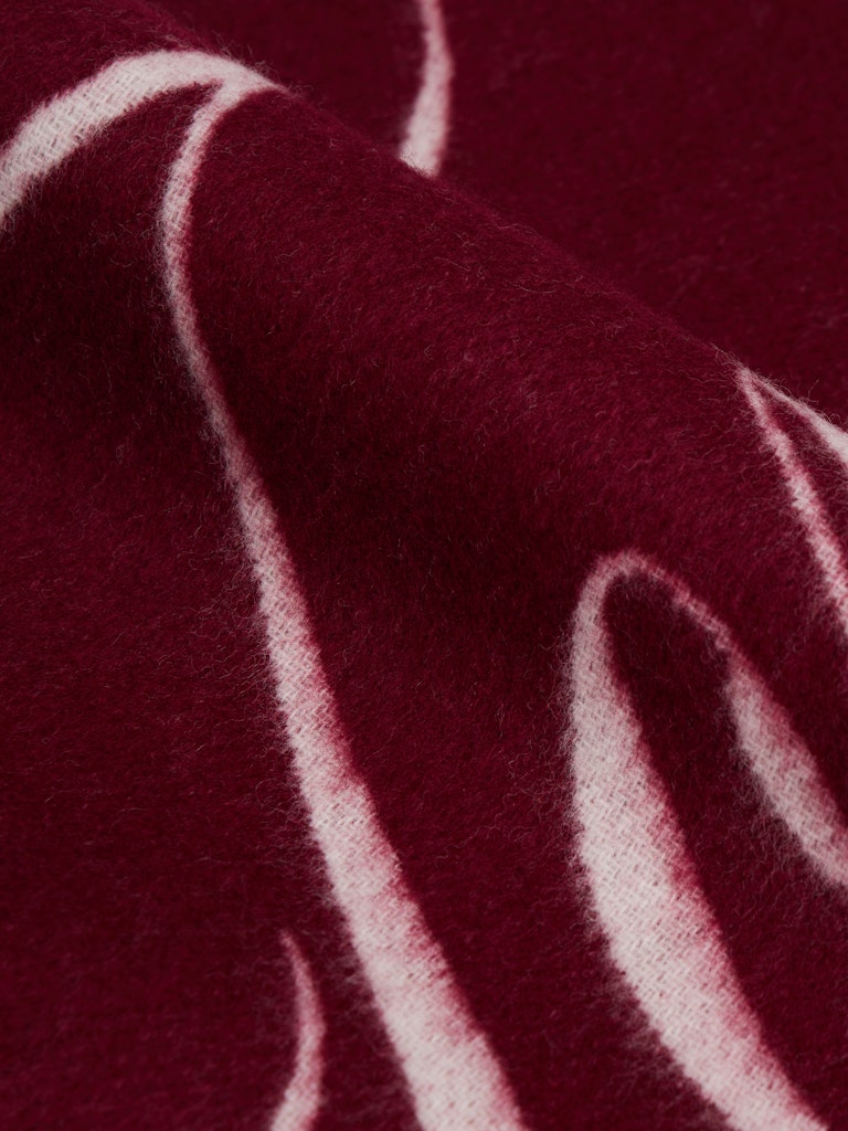 Tommy Hilfiger Kadın Bordo Şal