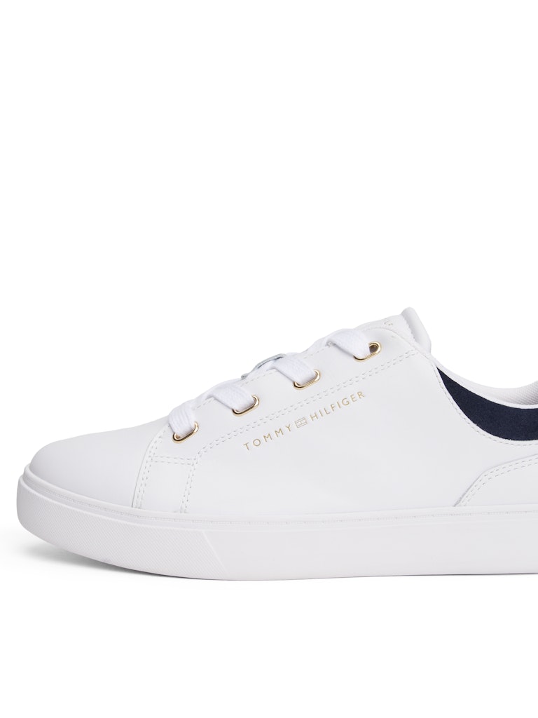 Tommy Hilfiger Kadın Beyaz Kısa Taban Sneakers