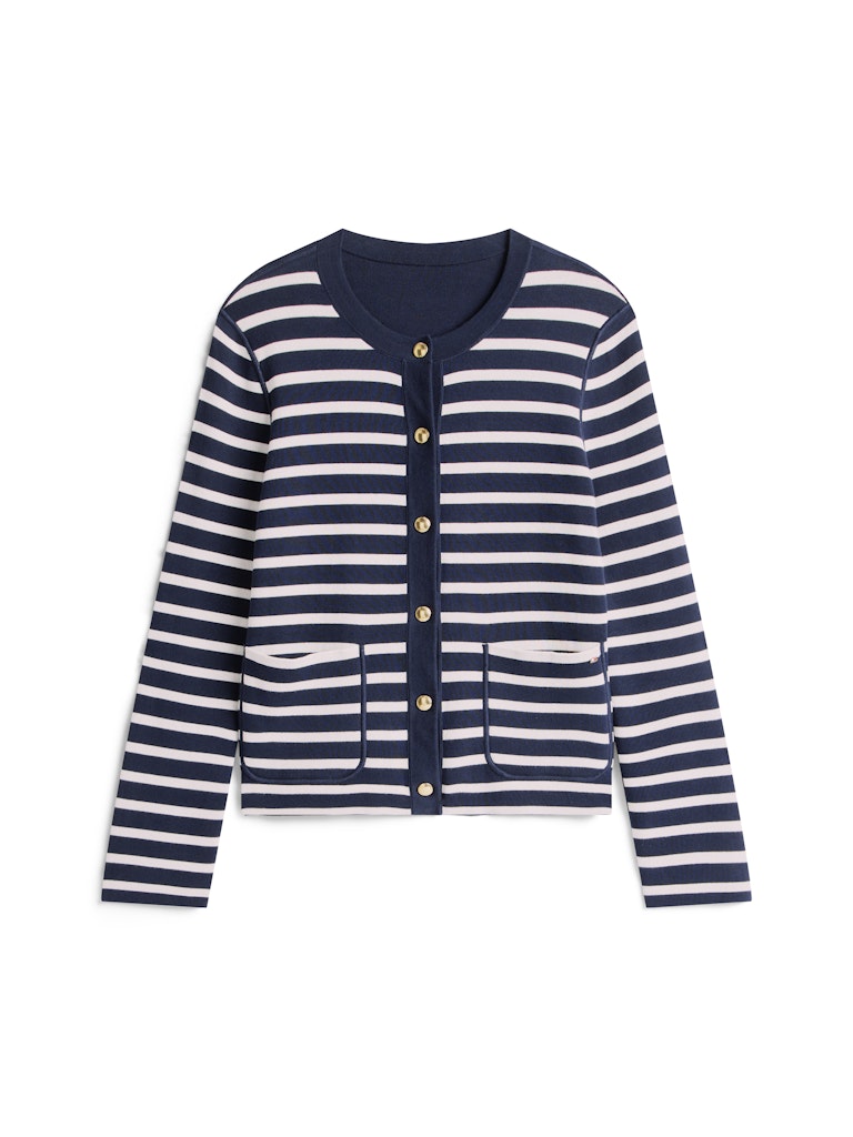 Tommy Hilfiger Kadın Lacivert Hırka Düğmeli Triko