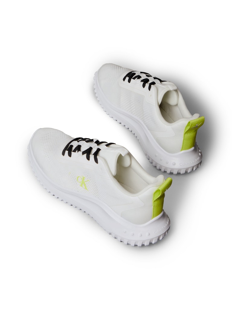 Calvin Klein Kadın Beyaz  Kısa Taban Runner Sneakers