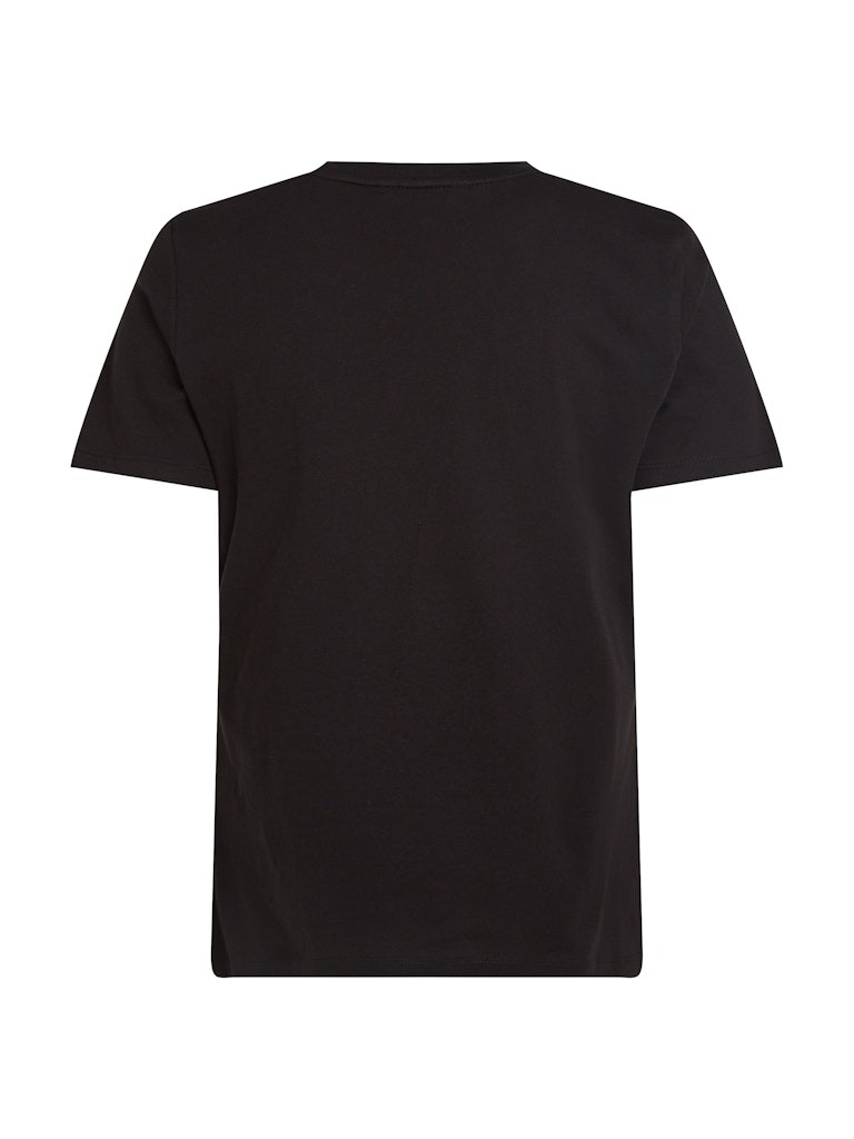 Tommy Hilfiger Rejeneratif Pamuk Siyah Kadın Kısa Kollu T-Shirt - WW0WW40276BDS