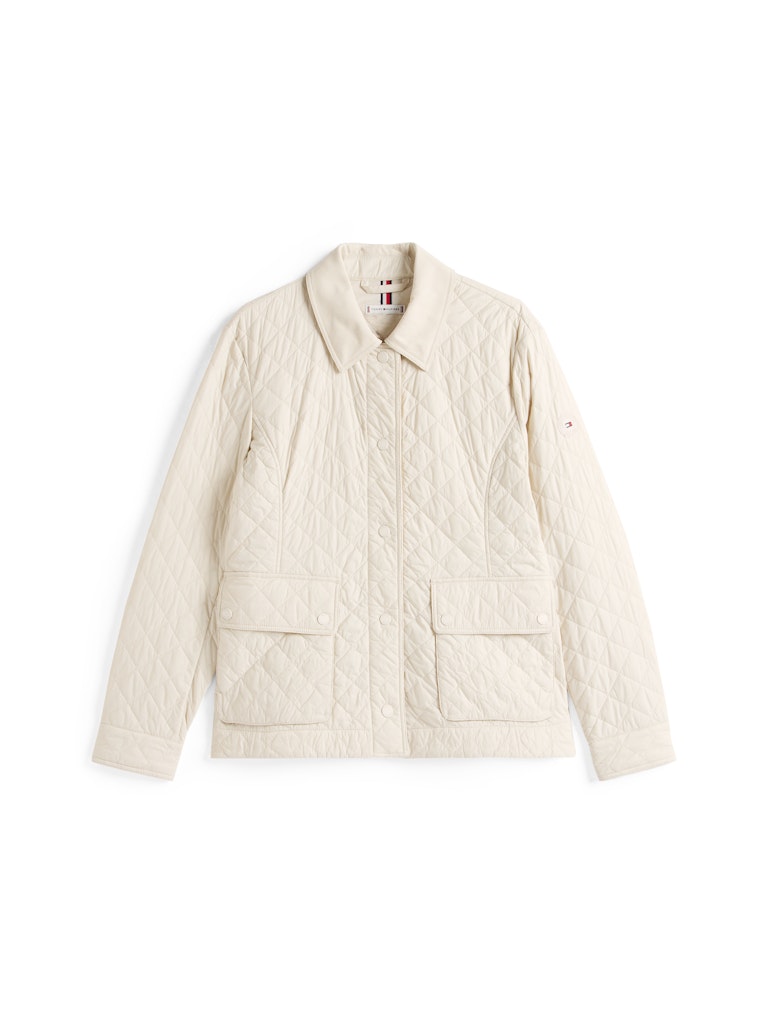 Tommy Hilfiger Kadın Beyaz Mont