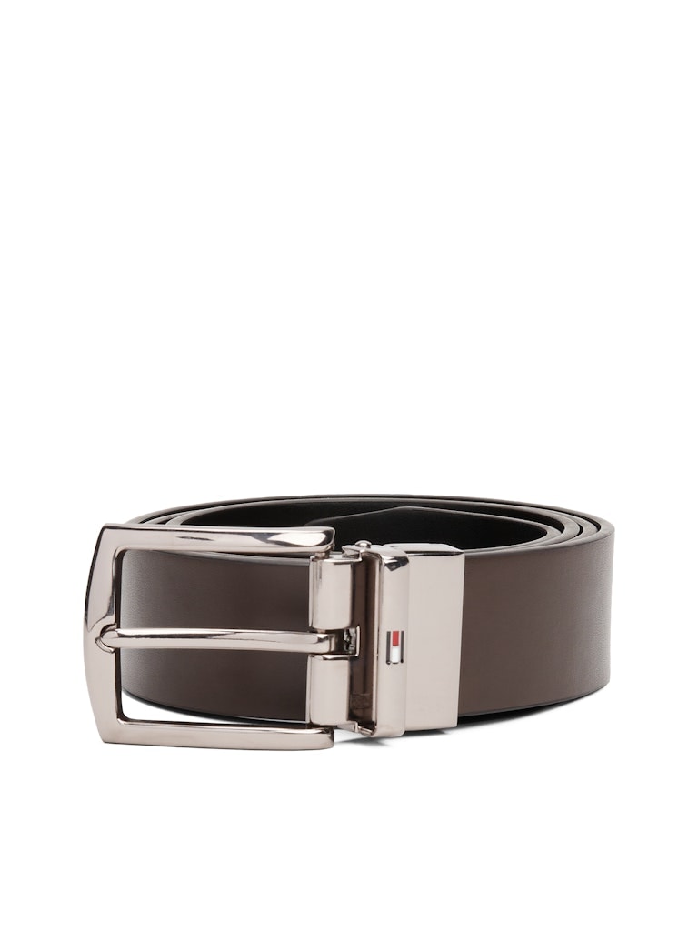 Tommy Hilfiger Erkek Kahverengi Denton 3.5cm Kemer