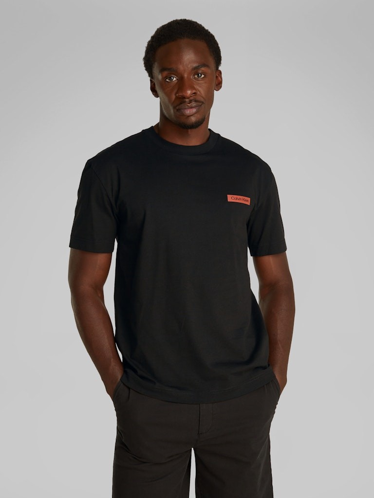 Calvin Klein Rejeneratif Pamuk Siyah Erkek Kısa Kollu T-Shirt - K10K114158BEH