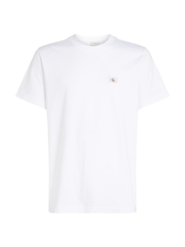 Calvin Klein Rejeneratif Pamuk Beyaz Erkek Kısa Kollu T-Shirt - J30J327100YAF