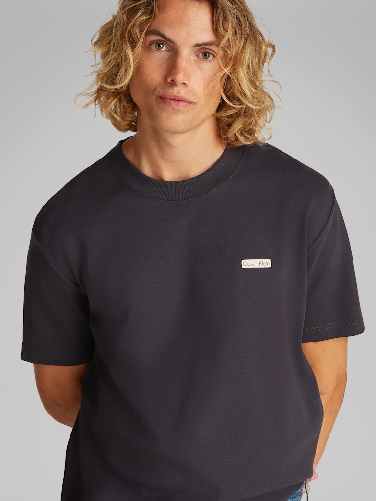 Calvin Klein Rejeneratif Pamuk Siyah Erkek Kısa Kollu T-Shirt - J30J327234BA1