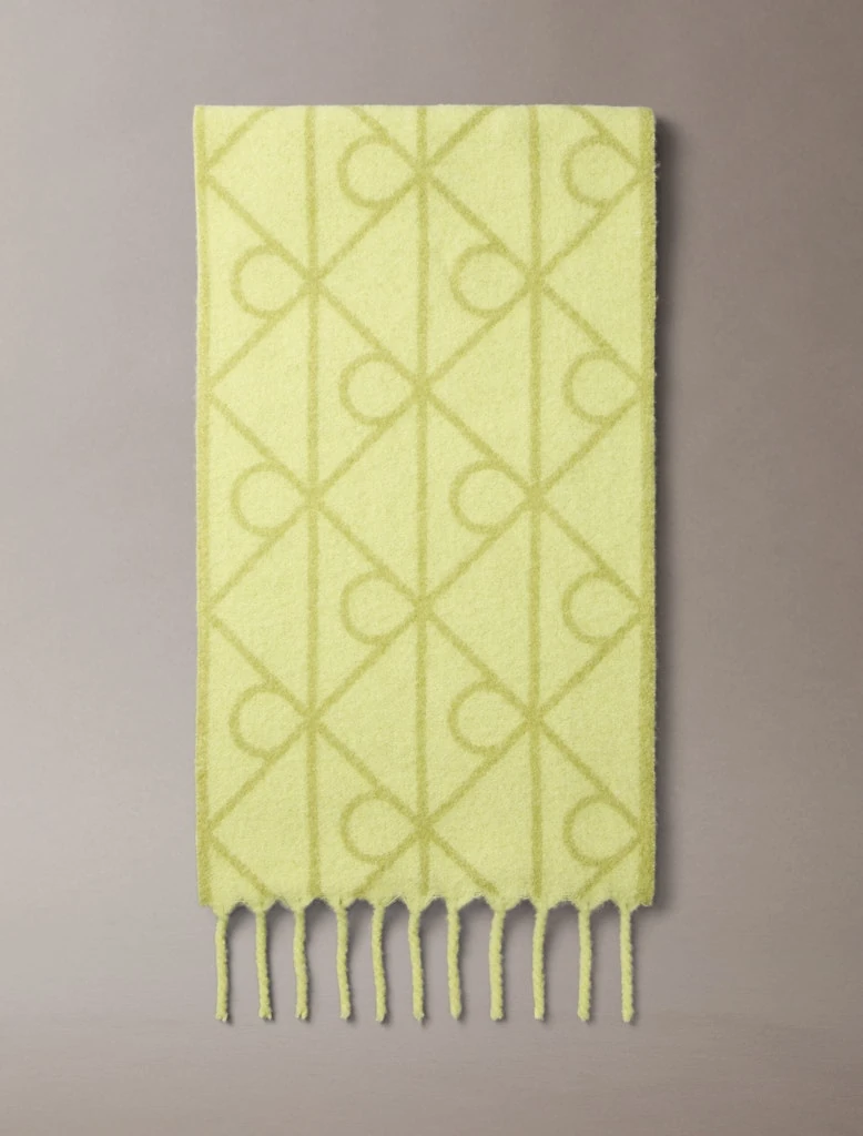 Calvin Klein Erkek Sarı Şal