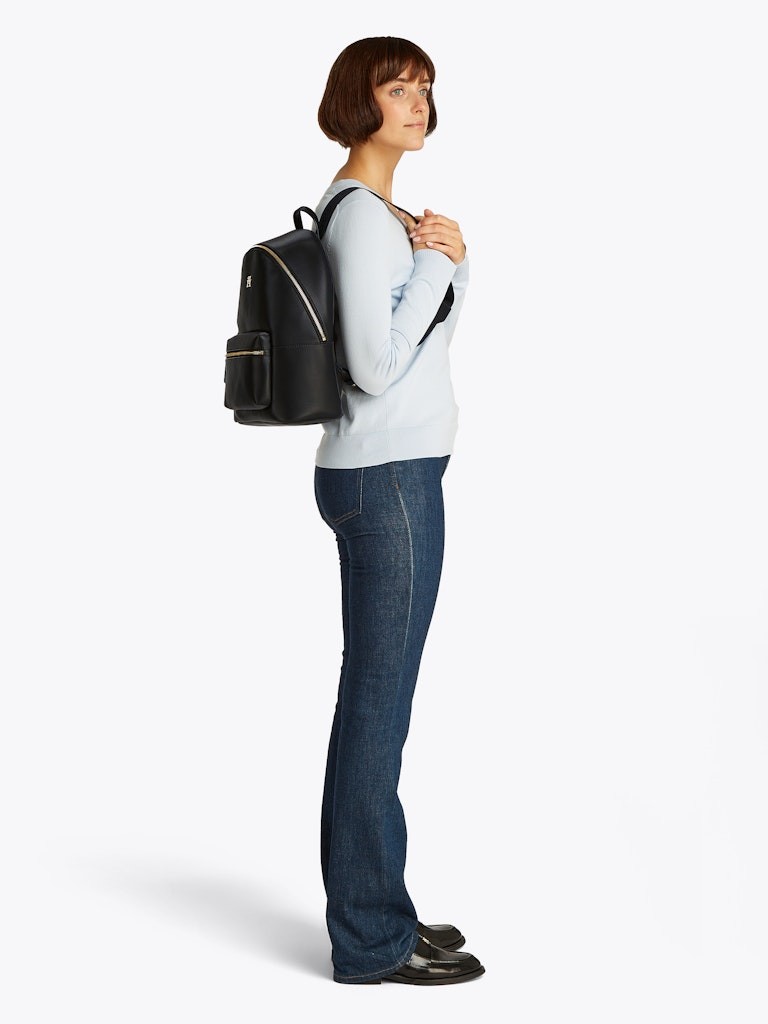 Tommy Hilfiger Siyah Kadın Sırt Çantası - AW0AW17163BDS