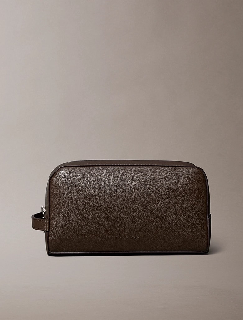 Calvin Klein Erkek Kahverengi Washbag Çanta