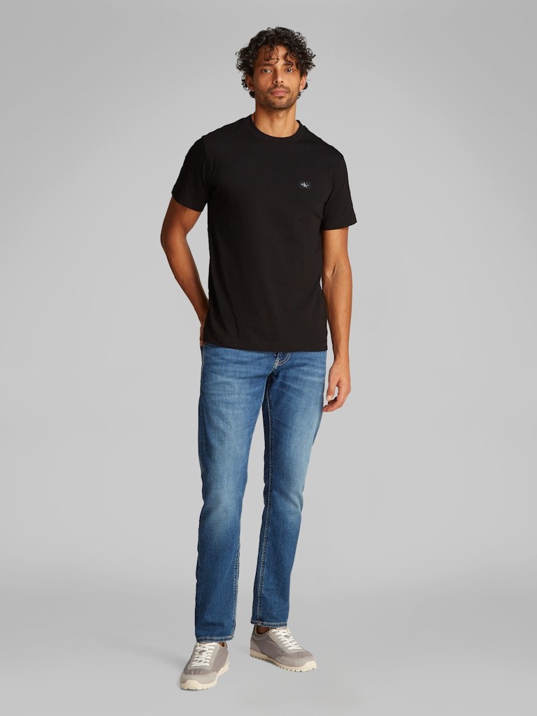 Calvin Klein Rejeneratif Pamuk Siyah Erkek Kısa Kollu T-Shirt - J30J327100BEH