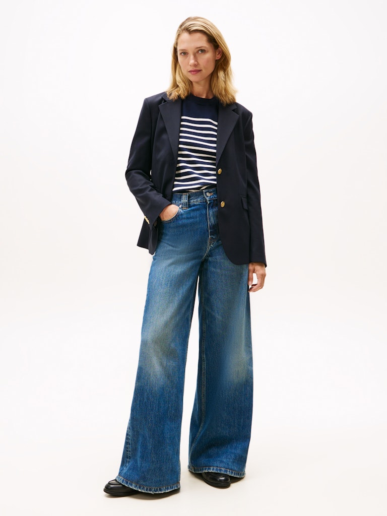 Tommy Hilfiger Kadın Lacivert Blazer