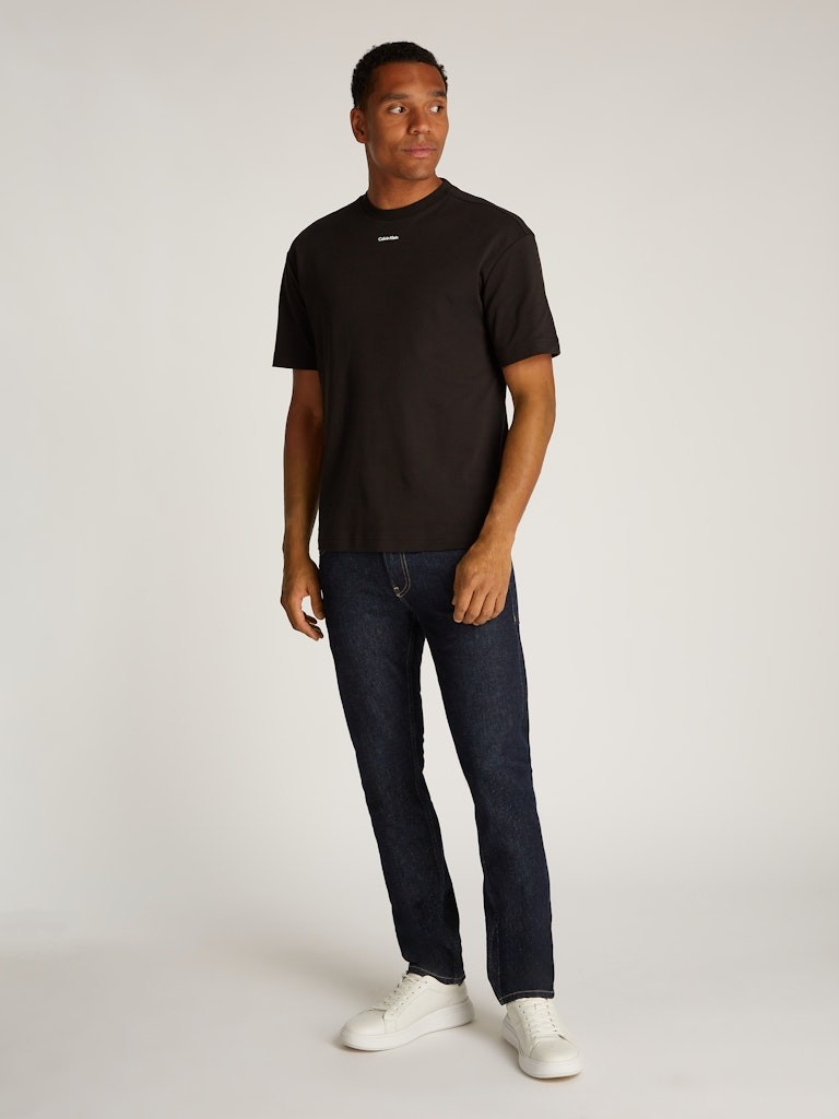 Calvin Klein Rejeneratif Pamuk Siyah Erkek Kısa Kollu T-Shirt - K10K112487BEH