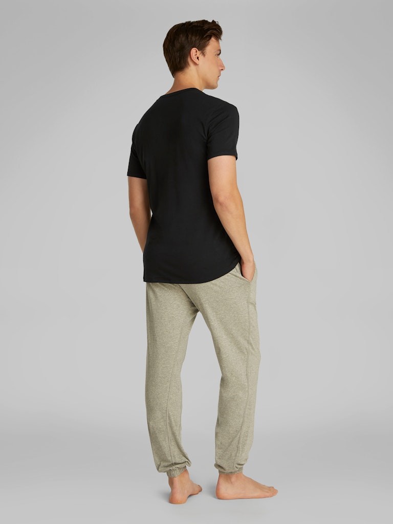Calvin Klein Pamuk Siyah Erkek V Yaka 3 lü Paket T-Shirt