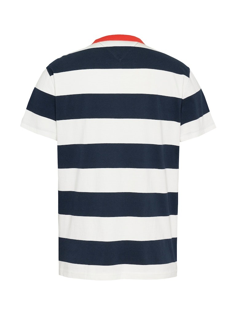 Tommy Hilfiger Rejeneratif Pamuk Lacivert Erkek Kısa Kollu T-Shirt - DM0DM207660A6