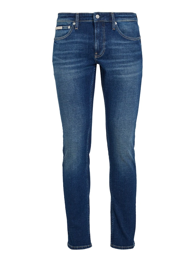 Calvin Klein Erkek Slim Fit Taşlı Denim Pantolon