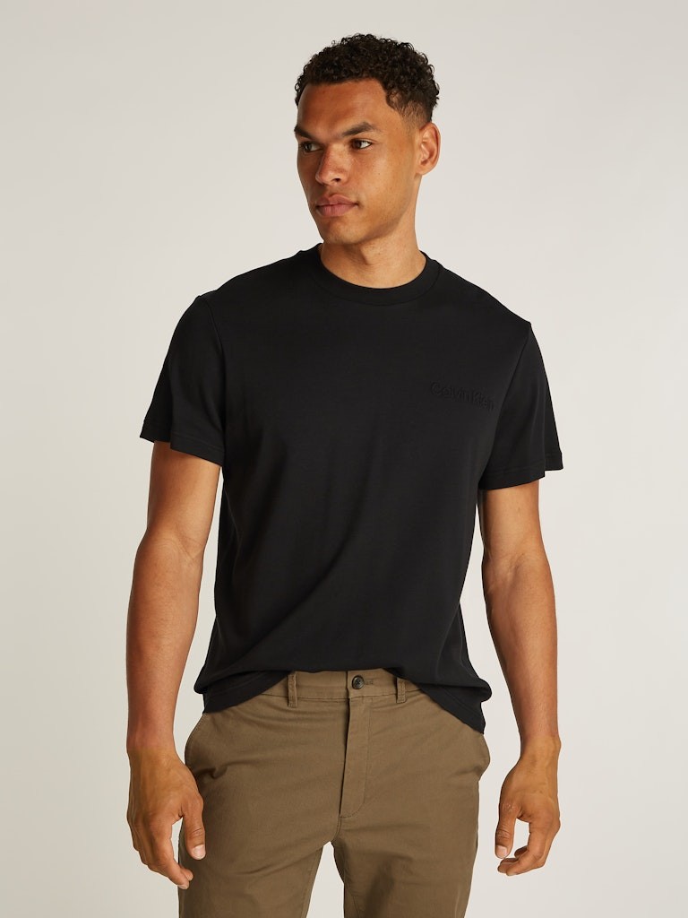 Calvin Klein Organik Pamuk Siyah Erkek Kolsuz T-Shirt - K10K113737BEH