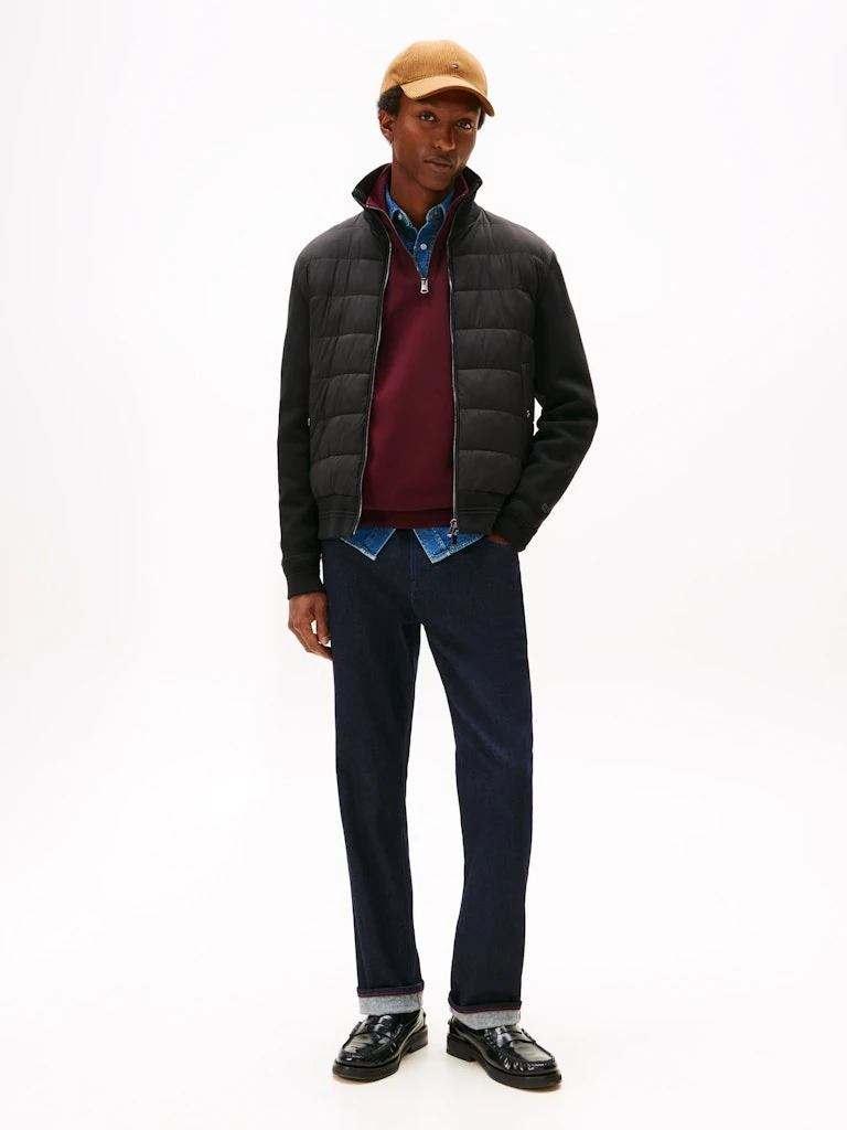 Tommy Hilfiger Erkek Siyah    Mont