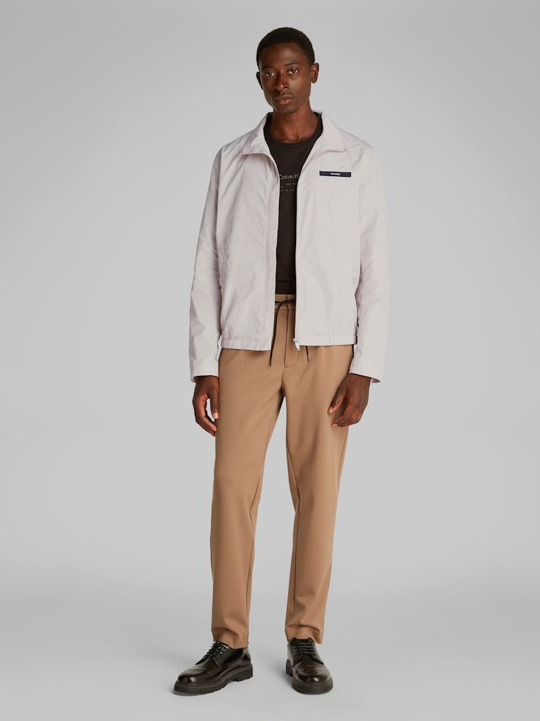 Calvin Klein Poliamid Bej Erkek Rüzgarlık Ceket - K10K114111PE0