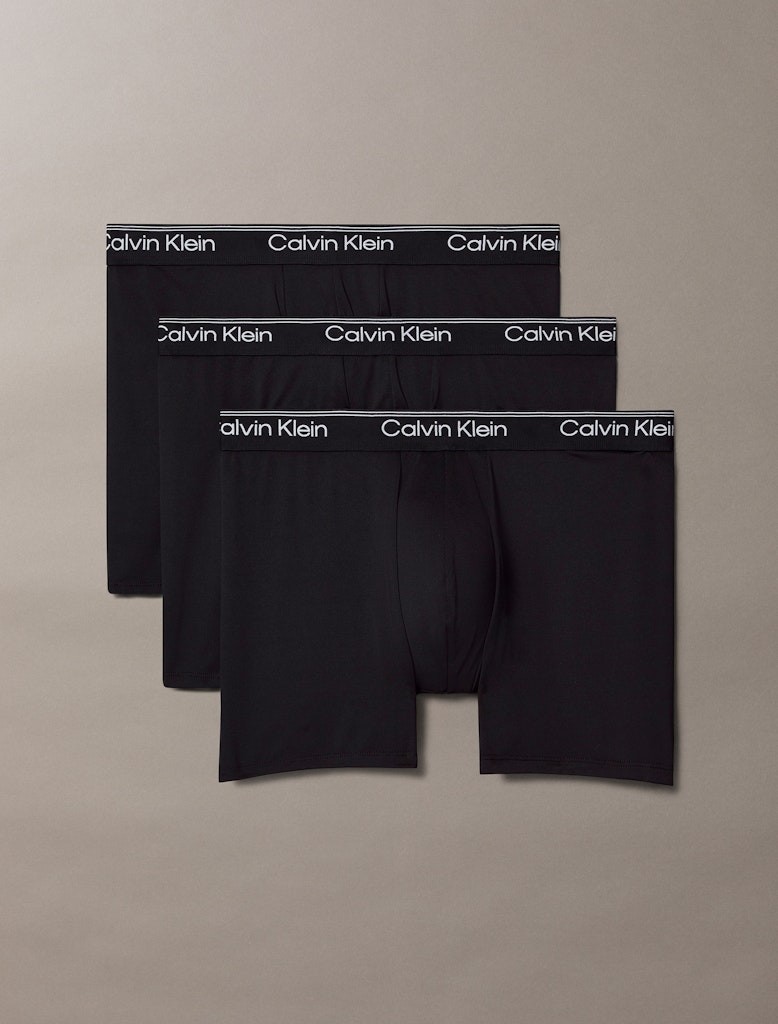 Calvin Klein Erkek Siyah Uzun Boxer