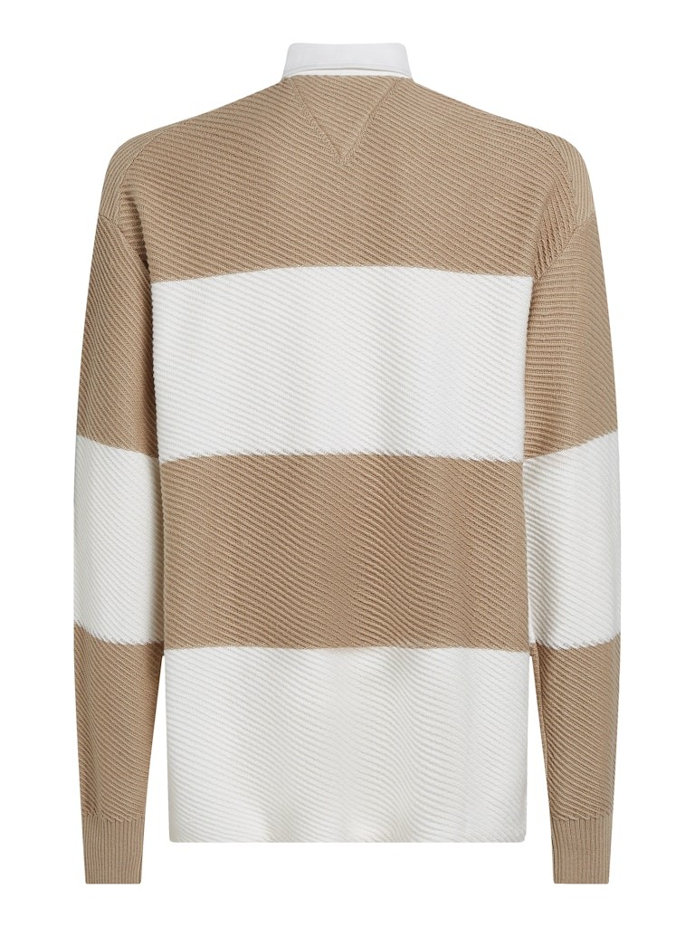 Tommy Hilfiger Rugby Erkek Yakalı Kazak - MW0MW377640FA