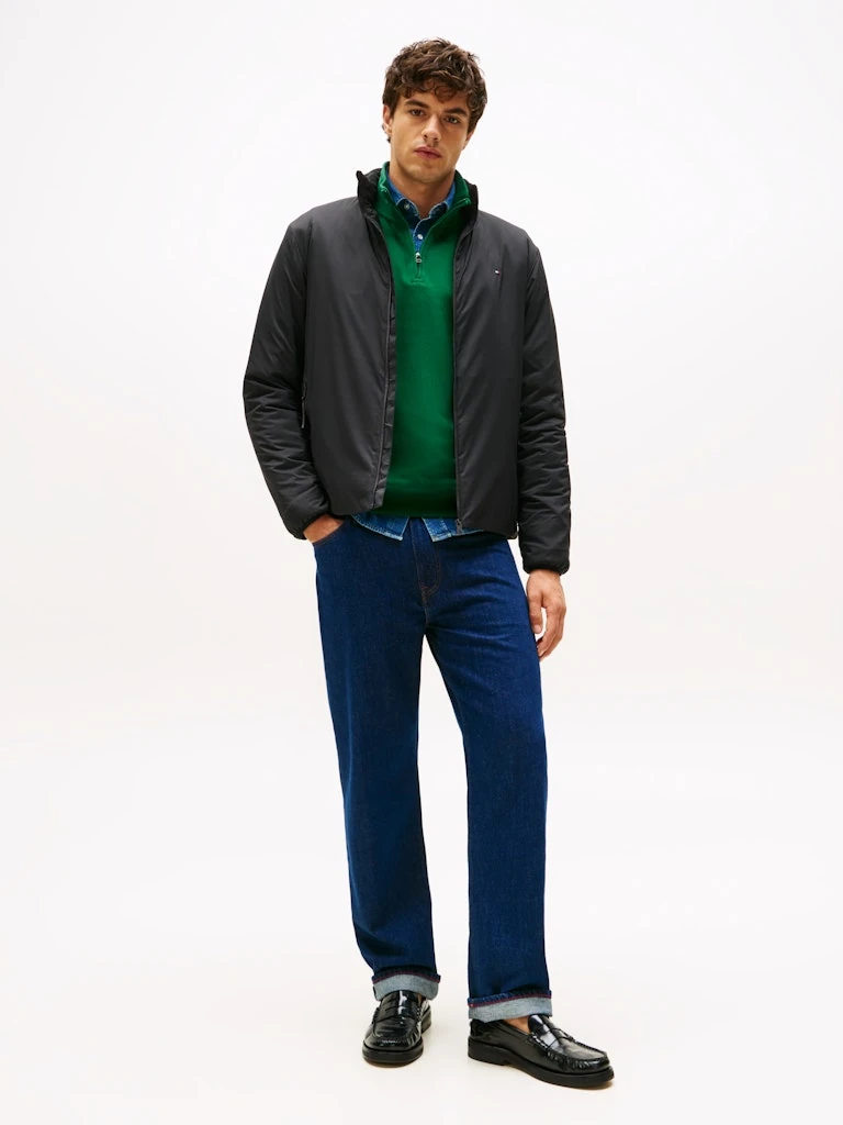 Tommy Hilfiger Erkek Siyah    Mont