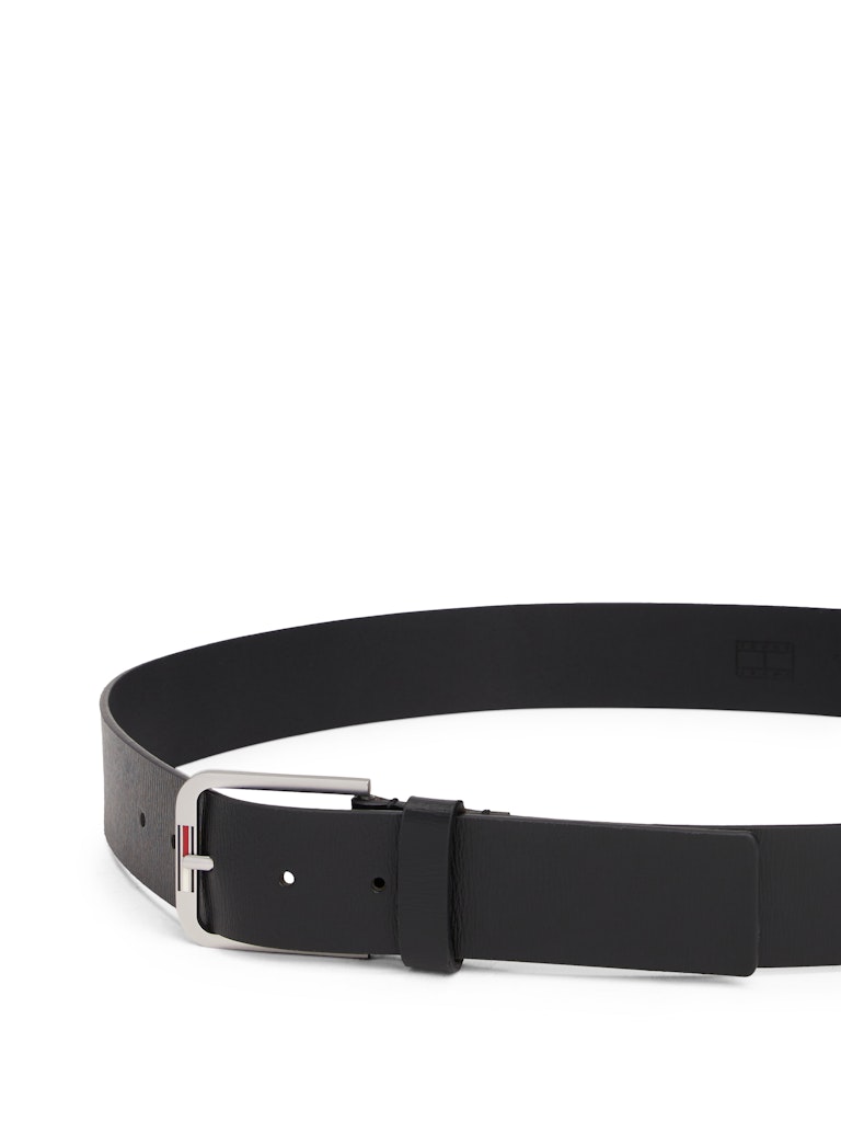 Tommy Hilfiger Erkek Standart 4 cm Siyah Kemer