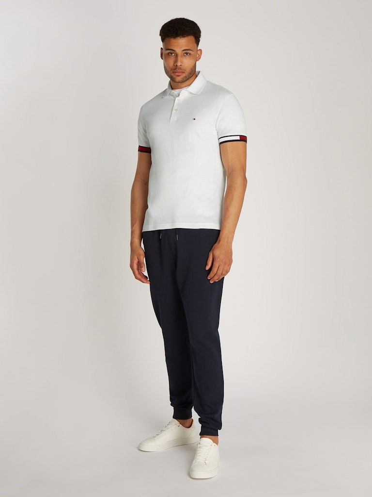 Tommy Hilfiger Erkek Beyaz Polo Yaka T-Shirt