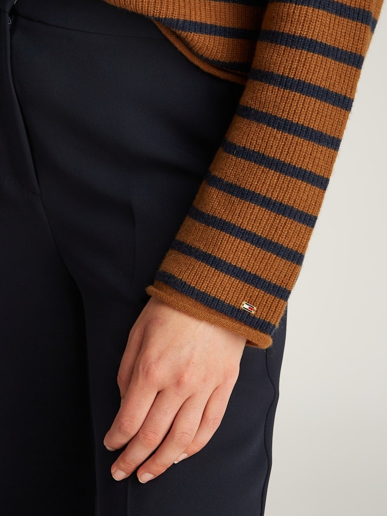 Tommy Hilfiger Pamuk Kahverengirengi Kadın Uzun Kollu Düğmeli Triko - WW0WW449810BO