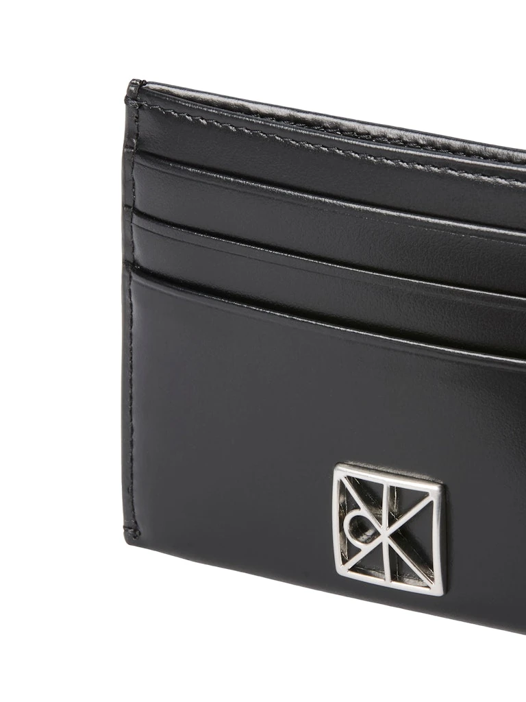 Calvin Klein Kadın Siyah Deri Kartlık Cüzdan