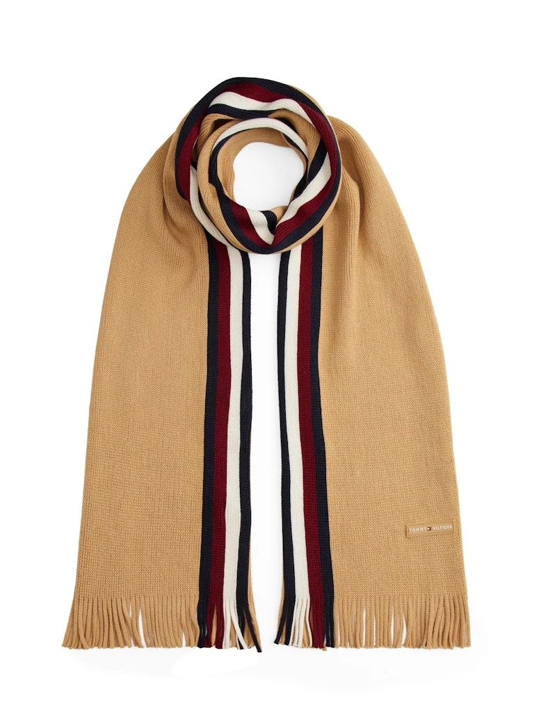 Tommy Hilfiger Erkek Bej Şal