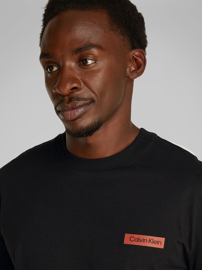 Calvin Klein Rejeneratif Pamuk Siyah Erkek Kısa Kollu T-Shirt - K10K114158BEH