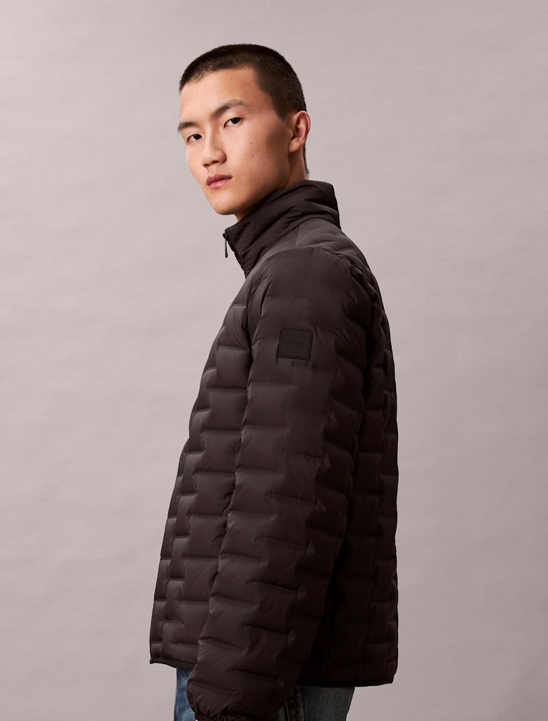 Calvin Klein Erkek Siyah Puffer Mont