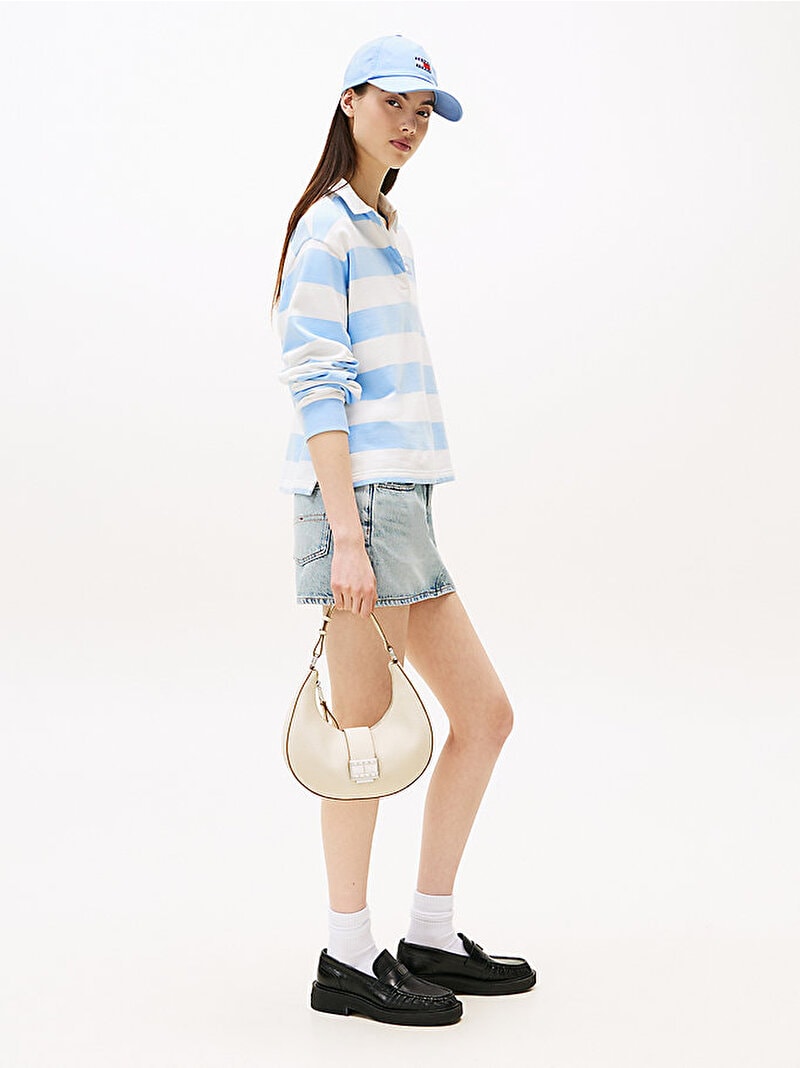 Tommy Hilfiger Kadın Crush Bej Omuz Çantası
