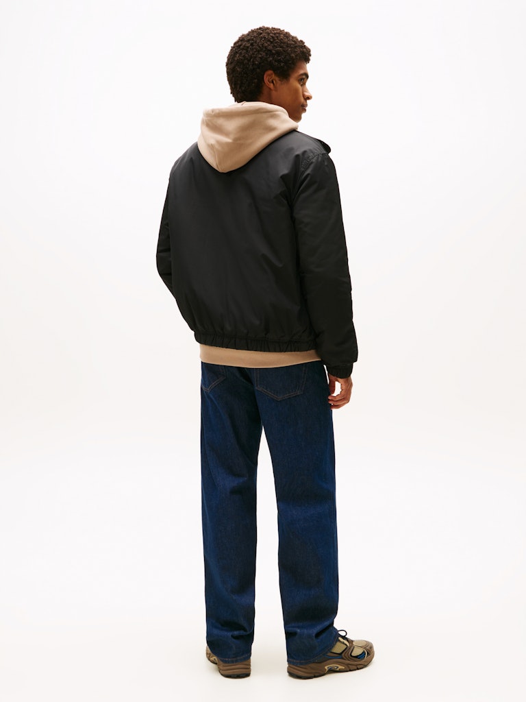Tommy Hilfiger Erkek Padded Puffer Siyah Mont