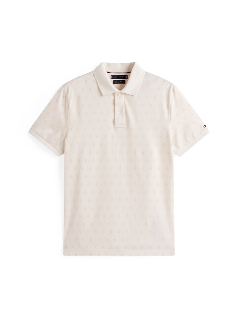 Tommy Hilfiger Erkek Beyaz Fermuarlı Polo Yaka T Shirt - MW0MW395590K4