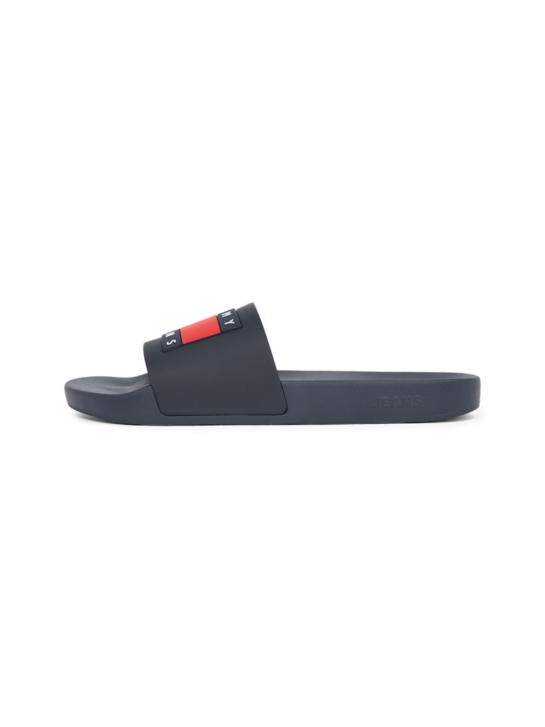 Tommy Hilfiger Lacivert Erkek Tek Bantlı Terlik - EM0EM01191C1G