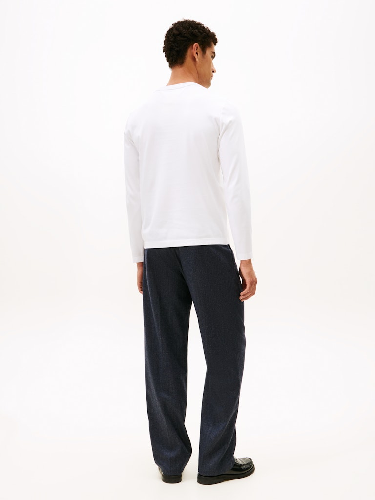 Tommy Hilfiger Erkek O Yaka Beyaz T-Shirt