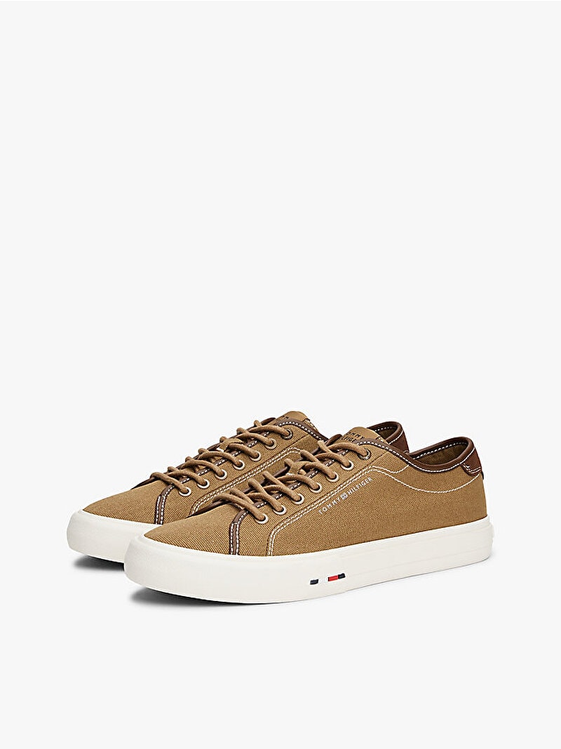Tommy Hilfiger Erkek Kahverengi Sneaker