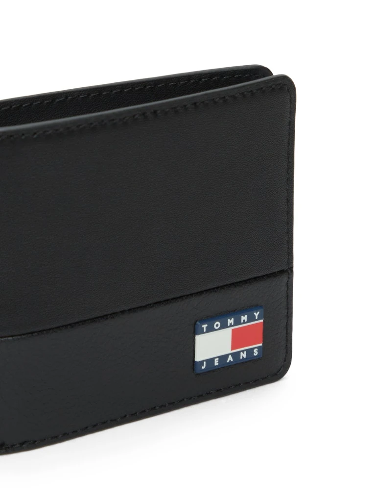 Tommy Hilfiger Erkek Siyah Deri Kartlık Cüzdan
