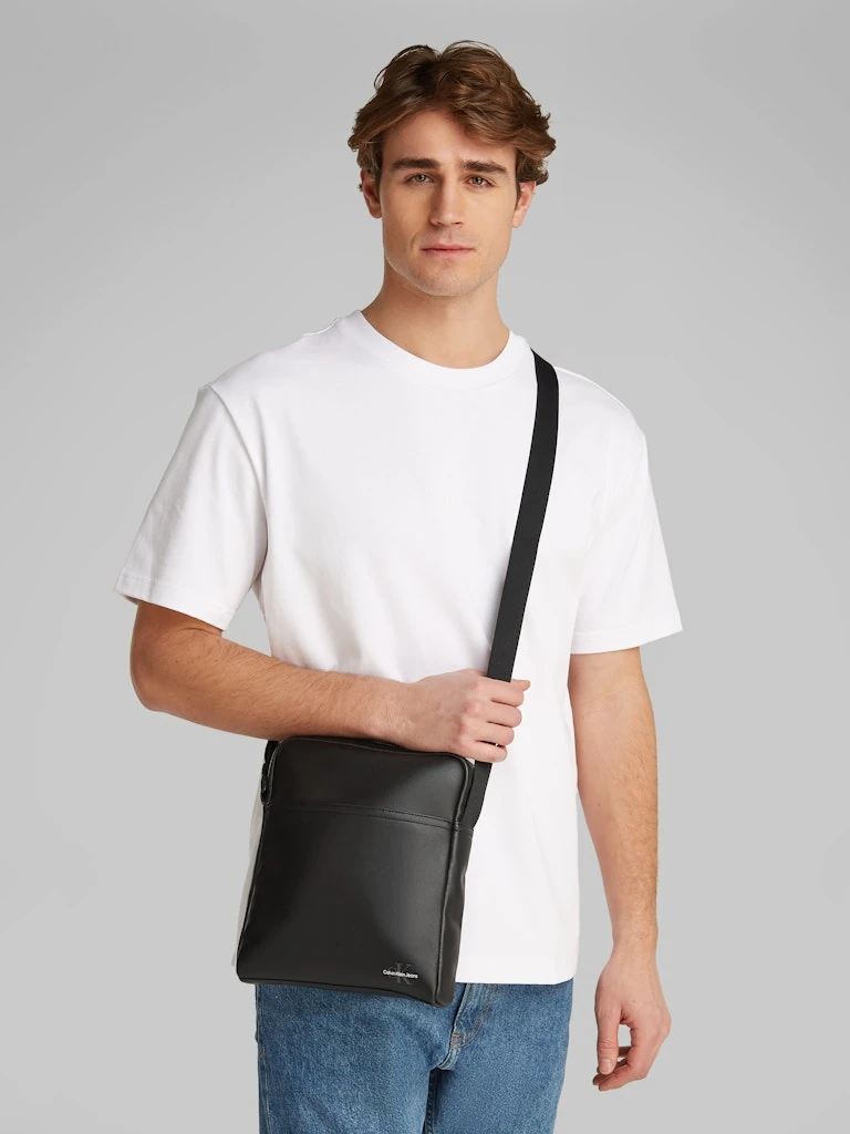 Erkek Mono Logo Reporter Çanta