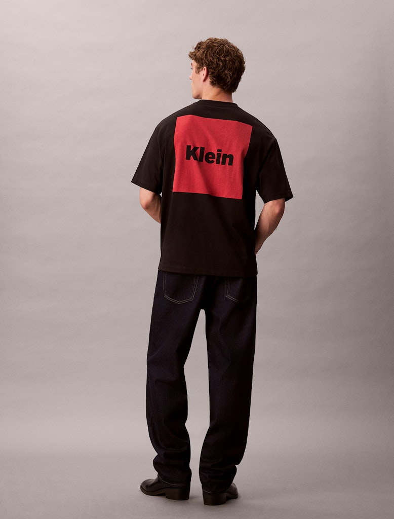 Calvin Klein Erkek Siyah  O Yaka Logolu T-Shirt