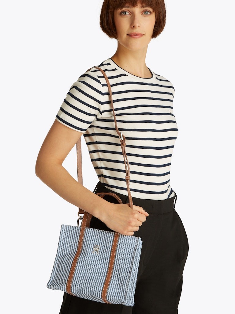 Tommy Hilfiger Mavi Kadın Tote Çanta