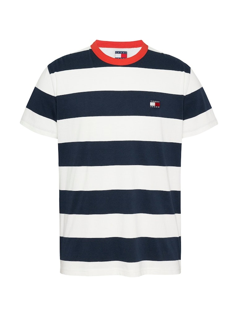 Tommy Hilfiger Rejeneratif Pamuk Lacivert Erkek Kısa Kollu T-Shirt - DM0DM207660A6