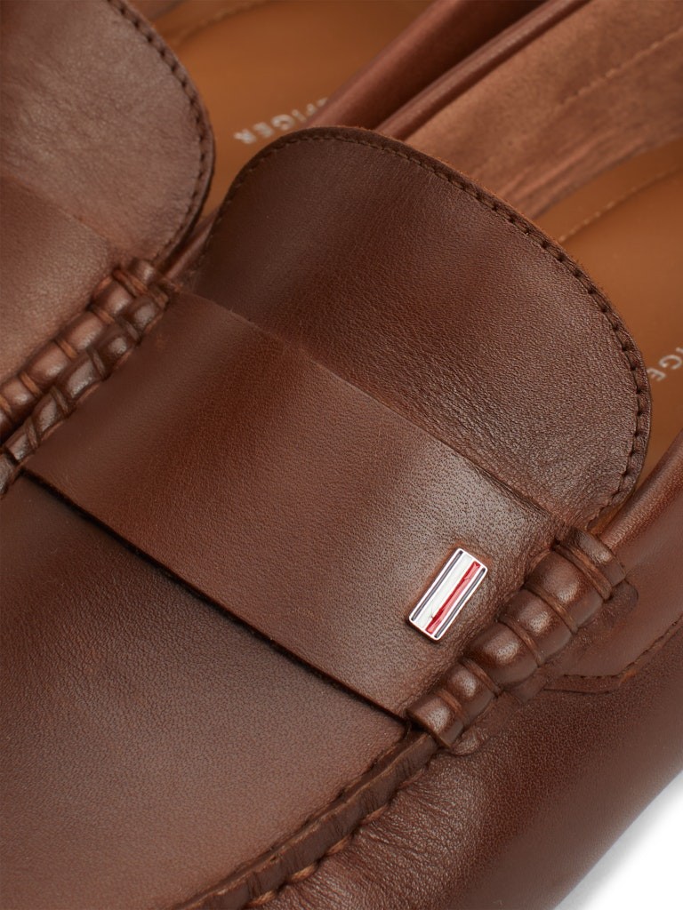 Erkek Rwb Hilfiger Leather Loafer