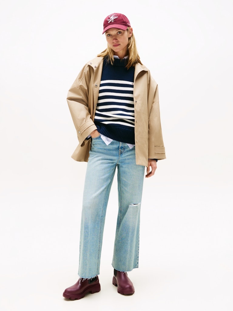 Tommy Hilfiger Kadın Bordo Kısa Yağmur Bot