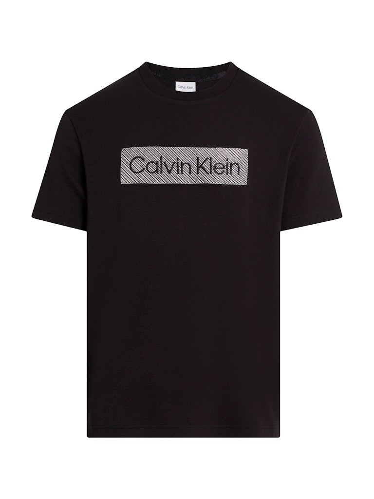 Calvin Klein Rejeneratif Pamuk Siyah Erkek Kısa Kollu T-Shirt - K10K112491BEH