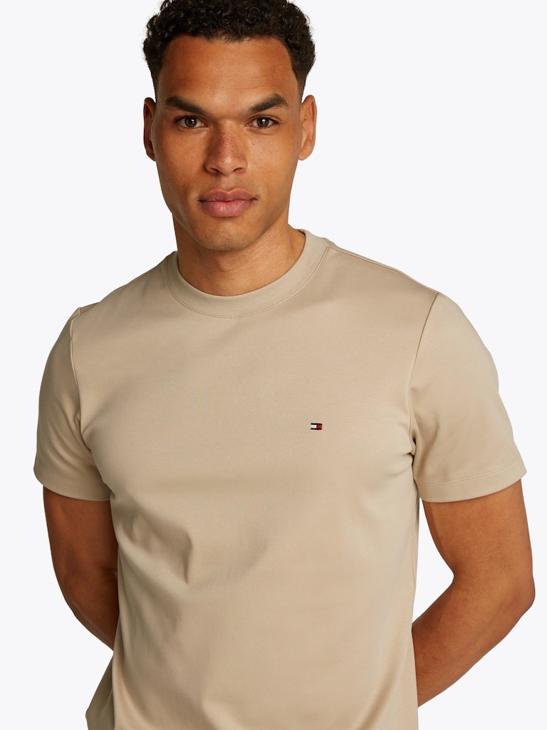 Tommy Hilfiger Pamuk Haki Erkek Kısa Kollu T-Shirt - MW0MW33202RBT
