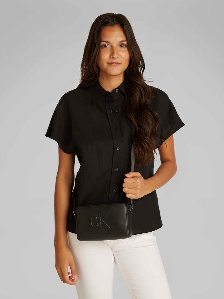 Calvin Klein Siyah Kadın Çapraz Çanta - LV04K3036GUB1