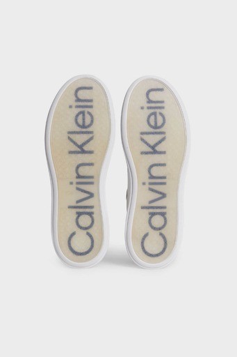 Calvin Klein Erkek Mavi Kısa Taban Sneakers